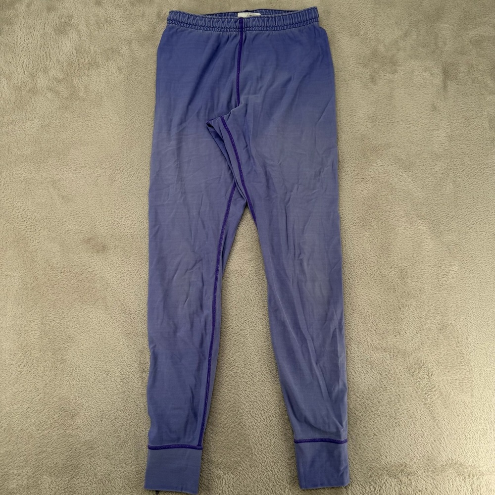 Free People Womens Small Blue Leggings Preowned Elastic Waist Made in USA